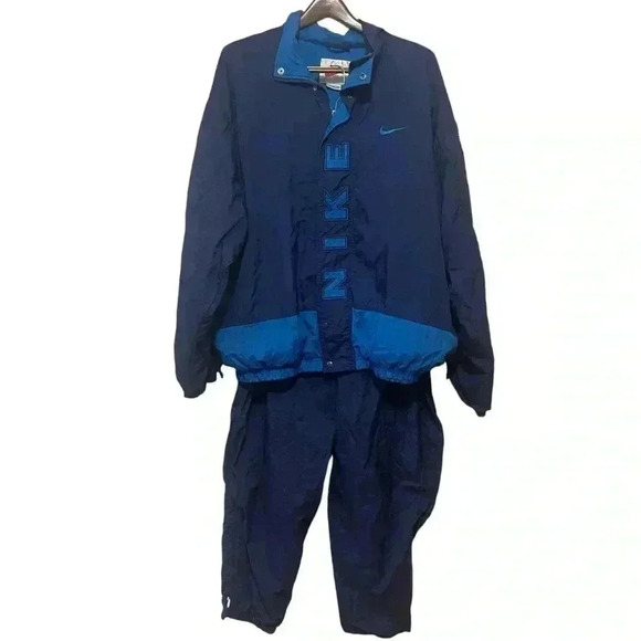 Nike Other - Vintage 90’s Nike Jacket Men’s Size XXL Blue Set With Jacket & Pants Clean/Fresh